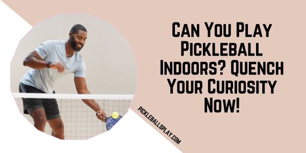 Can You Play Pickleball Indoors Quench Your Curiosity Now!