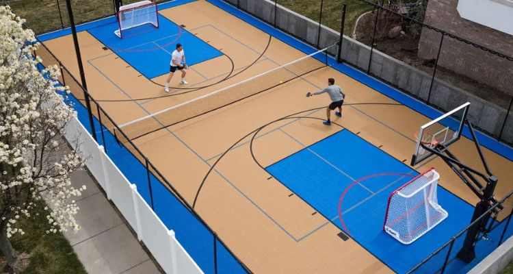 Convert Basketball Court Into Pickleball Court
