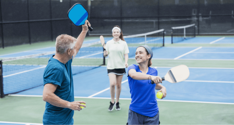 Pickleball is available for immediate play