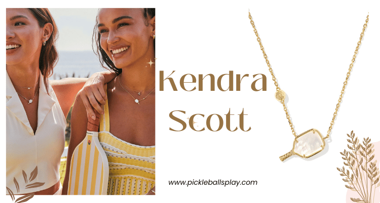 Kendra Scott Pickleball Necklace