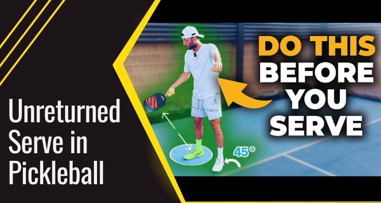 serve in pickleball