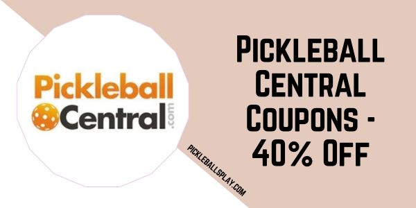 Pickleball Central Coupons - 40% Off