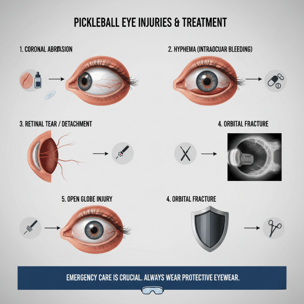 Pickleball Eye Injuries - The Latest, Evidence-Based Guide (2025 update) Treatment Options